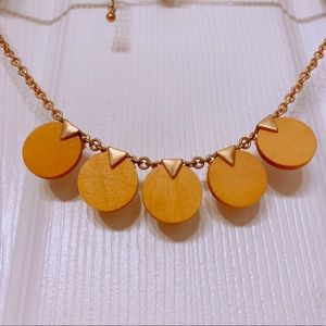 Yellow Rounded/Circle Necklace